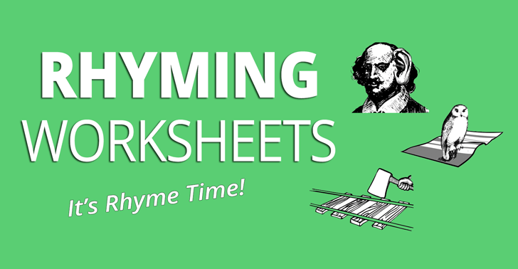 5 Rhyming Worksheets: Can You Guess the Rhyme?