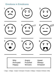 Emotions Worksheet