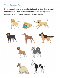 Your Dream Dog Worksheet