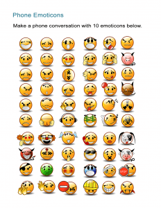 Phone Emoticons