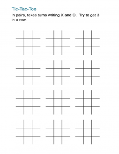 Printable Tic Tac Toe Sheets: Download Free Boards to Play