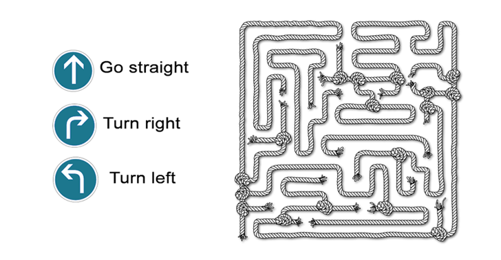 maze directions worksheet all esl