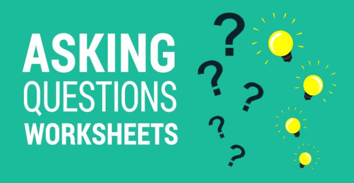 asking questions worksheets