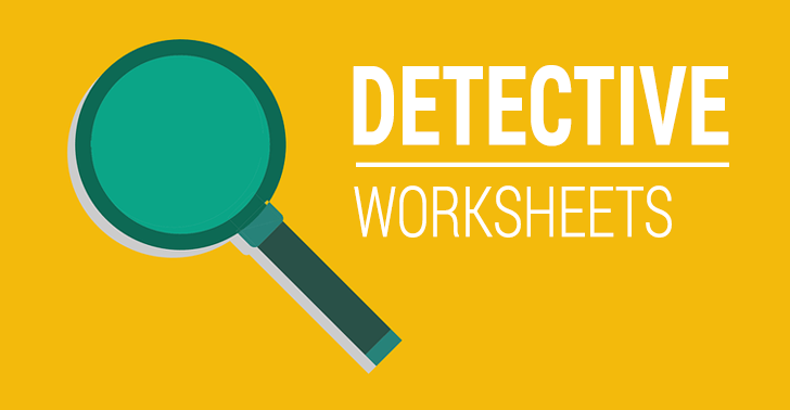 detective worksheets