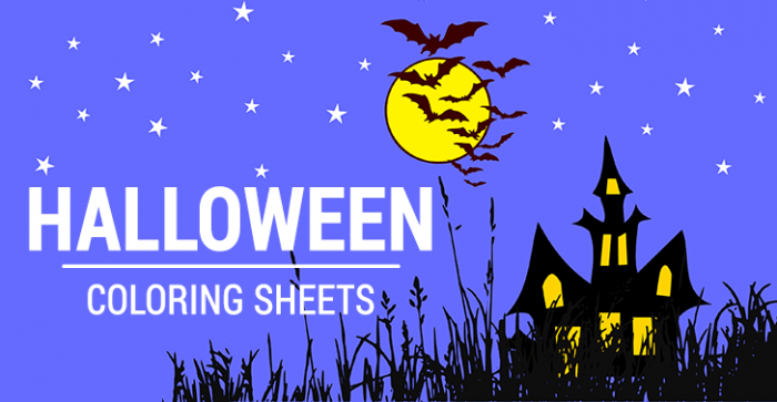 Halloween coloring sheets