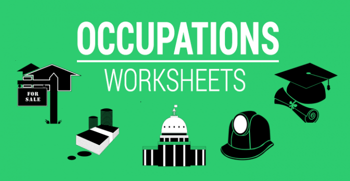 occupations worksheets