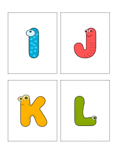 Flashcards Printables I to J