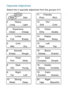 Antonyms List - 100+ Opposite Words In English For Class 2 Children