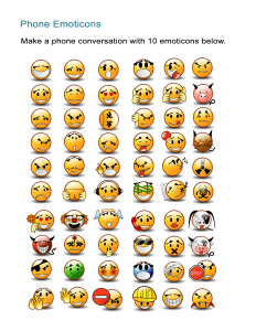 emoticons list