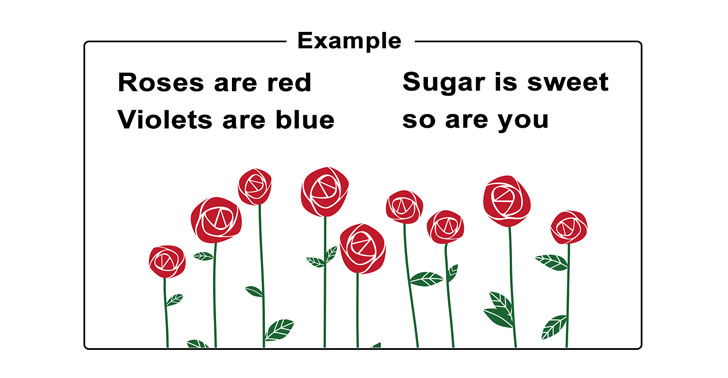Poem Worksheet: Roses are Red, Violets are Blue [Valentine’s Day Card]