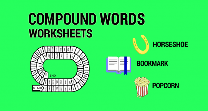compound words worksheets