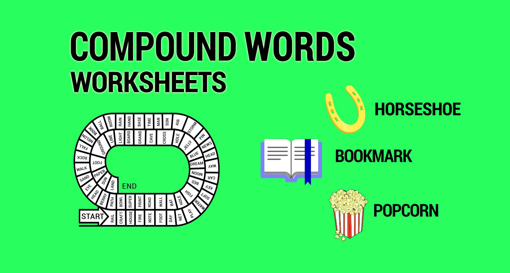 compound words with pictures worksheets