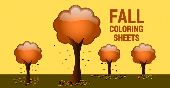fall coloring sheets