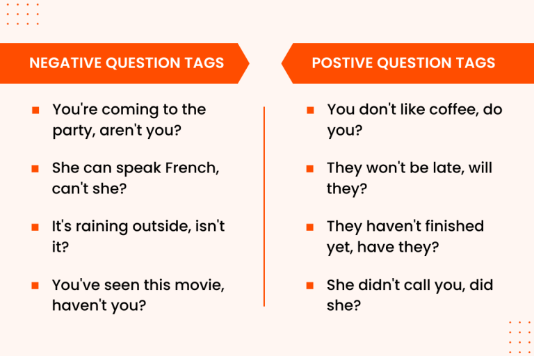 Question Tag Examples