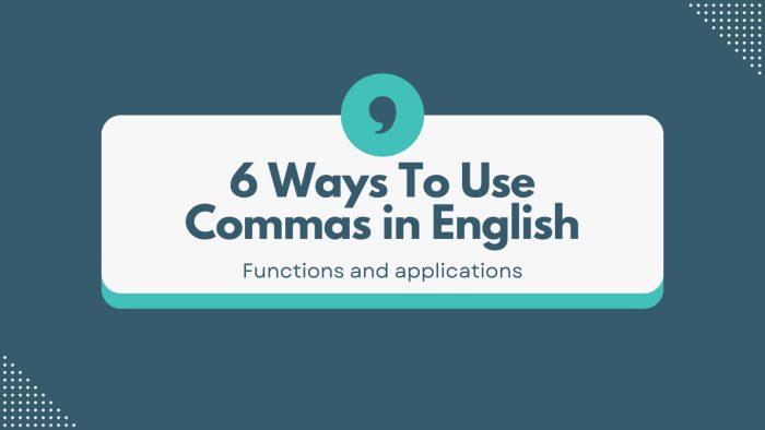 Commas English Feature